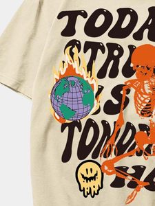 T-shirt graphique pour homme en coton premium, design streetwear décontracté, matière douce et respirante, coupe confortable pour tous les jours - Product Image 6