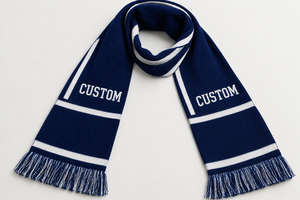 Personalized Team <b>Scarf</b> for Football Clubs & Fans Custom Sports Supporter <b>Scarf</b> with Logo and Text - Product Image 6