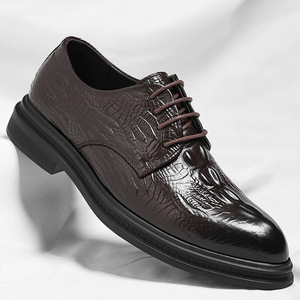 Men's Elegant Business Commute Leather Shoes European American Style Carved Formal <b>Dress</b> Shoes Spring Autumn New Office Shoes - Product Image 2