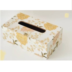 Porta pañuelos decorativo de esmalte personalizado para mesa de comedor, para oficina y hogar - Product Image 5