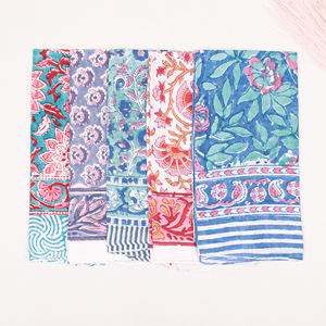 Pañuelo Cuadrado de Algodón con Diseño Paisley Multicolor, Patrón Floral, Cinta para la Muñeca, Accesorio para el Cabello y el Cuello, Accesorios de Moda Étnica - Product Image 4