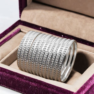 กำไลเงินชุบขายส่ง, กำไลแฟชั่น, กำไลเงินสั่งทำ, กำไลเงินชุบแบบดั้งเดิม, กำไลเงินทองเหลือง - Product Image 3