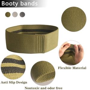 Fabricant sur mesure, ensemble de 3 bandes de résistance élastiques lourdes, antidérapantes, en latex, pour le fitness, bandes de résistance pour les hanches, exercices, prix bas - Product Image 4