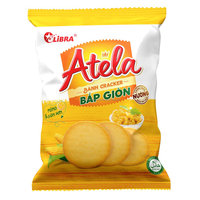 Libra Atela 150g Biscuits Halal Adultes Farine de Blé Croustillante Sel Patate Douce Maïs Aromatisé Boîte Croustillante Sachet Goût Salé Sucre