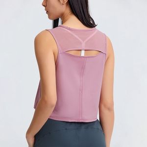 Women's Yellow Sleeveless Tank Top O-<b>Neck</b> Knitted Solid Color Casual Breathable Short Length Top - Product Image 5