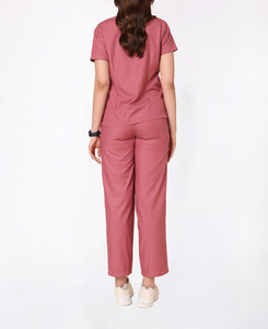 Uniformes Médicos Unisex al por Mayor, Conjunto de Uniformes de Trabajo para Hospital, Farmacia y Clínica, de Manga Corta, Verano, Tela de Poliéster y Spandex - Product Image 5