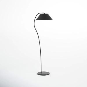 Lampadaire en fer noir de style industriel pour les intérieurs modernes - Product Image 6