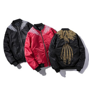 Chaqueta Bomber Sukajan de Lona con Cremallera para Hombre, Estilo Urbano, Reversible, con Logotipo Personalizado, Precios al por Mayor - Product Image 3