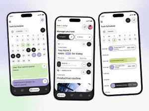 Application mobile <span class=keywords><strong>de</strong></span> planification <span class=keywords><strong>de</strong></span> tâches avec calendrier intelligent et automatisation pour une gestion productive <span class=keywords><strong>de</strong></span> la routine - Product Image 1