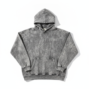 Premium <b>Men's</b> Oversized Washed Cotton Hoodie Solid Color Casual Streetwear Hooded Sweatshirt French Terry Anti-Pilling Regular - Product Image 1