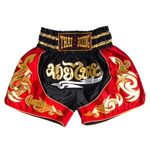Muay Thai <b>short</b> lightweight satin fabric custom logo comfortable training wear elastic waistband gym fitness <b>short</b> for <b>men</b> women - Product Image 1