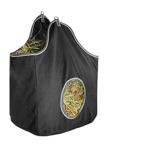Bolsa de nailon para silla de montar para caballo, negra y morada, con correa ajustable para uso ecuestre - Product Image 3