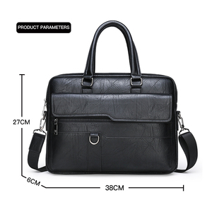 Porte-documents pour ordinateur portable en cuir véritable personnalisé, compartiment rembourré pour ordinateur portable, design portable pour les marques d'entreprise, modèle toutes saisons - Product Image 3