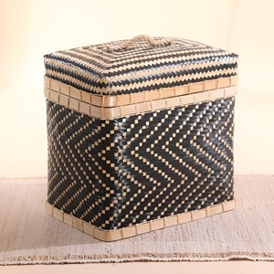 Bamboo lidded basket set excellent quality natural laundry <b>bin</b> <b>bedroom</b> bathroom storage <b>bins</b> - Product Image 2