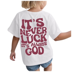 Camisetas de Verano para Niñas con Estampado Personalizado, Spandex/Algodón, Transpirables y de Secado Rápido, Manga Corta, Diseño Personalizable, Posición del Logotipo - Product Image 6