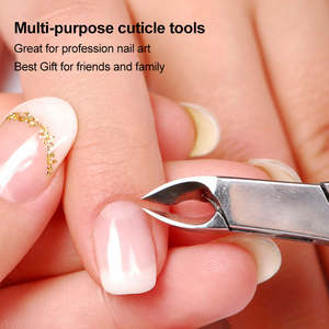 Cortaúñas y recortador de acero inoxidable plateado duradero profesional con punta afilada para el cuidado de las uñas y la herramienta de manicura - Product Image 5