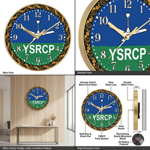 Horloge de bureau design personnalisée avec impression promotionnelle Leader Vibe pour la fête des mères et la fête des pères - Product Image 2