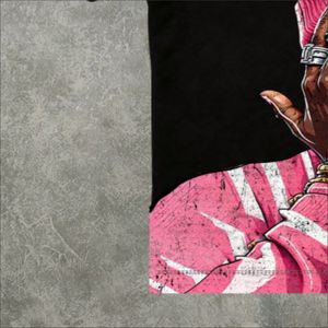 Mens Oversized Drop Shoulder Acid Washed Terry T Shirt Custom <b>Rhinestone</b> 100% Cotton Casual Streetwear Solid Pattern <b>Top</b> - Product Image 3