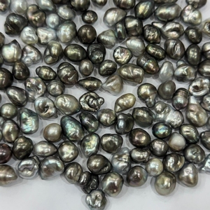 Perles Keshi naturelles de Tahiti, forme irrégulière, non percées, couleurs mélangées, qualité AAA, bijoux en perles de Tahiti, vente en gros, pierres précieuses en vrac - Product Image 3