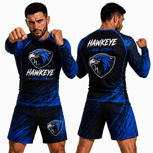 Camiseta Rashguard de Jiu Jitsu MMA para Hombre, Camisetas de Boxeo BJJ, Pantalones Cortos de MMA, Ropa Deportiva de Boxeo, Nuevas Camisetas Rashguard para Grappling - Product Image 3
