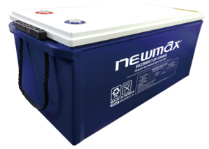 18 Baterías de Gel Selladas de Ciclo Profundo NEWMAX SG2300H 230AH para Almacenamiento de Energía Solar, Sistema de Alimentación Ininterrumpida (UPS), Respaldo de Energía, 2760Wh, Ciclo de Vida de 7-8 Años - Product Image 1