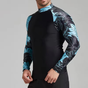 <b>Men's</b> UV Protection 50+ Rash Guard <b>Compression</b> <b>Shirt</b> with Quick Dry & Anti-Bacterial Features Customizable Logo & Colours - Product Image 5