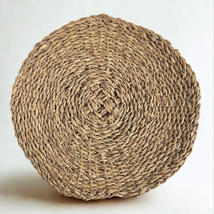 Nordic Inspired Classic <b>Seagrass</b> <b>Placemats</b> Eco-Friendly Heat-Insulating Grey Wash Finish for Contemporary Home Decor - Product Image 2