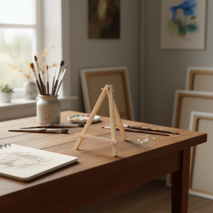 Chevalet en bois Iln 11x19 cm, mini support d'exposition pour œuvres d'art - Product Image 2