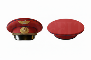 100% High Quality Breathable Handmade Embroidery Badge Leather Brim Peak <b>Caps</b> Headwear Uniform Accessory Apparel Polyester <b>Caps</b> - Product Image 3