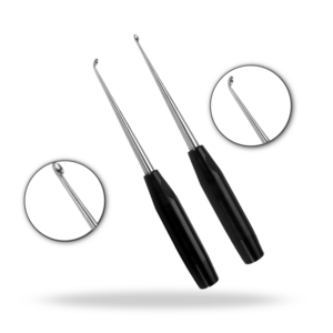 Curetas Americanas de 10 Pulgadas, Instrumento Neuroquirúrgico, Cureta Ósea para Cirugía de Columna Vertebral, Herramienta Quirúrgica - Product Image 1