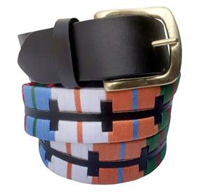 Ceinture Polo en Cuir Véritable avec Logo Personnalisé, Ceinture Gaucho en Cuir Véritable Cousue à la Main pour Hommes, Fournisseur en Gros OEM Sacs et Étuis LPB-0048 - Product Image 5