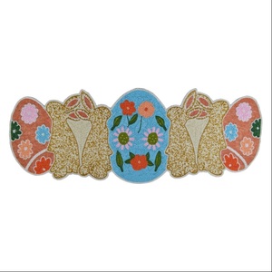 Floral Design Fresh Arrival Christmas <b>Table</b> Decorative Green Beaded <b>Table</b> Decor <b>Runner</b> Garden <b>Table</b> Decoration Hand Beads <b>Runner</b> - Product Image 3