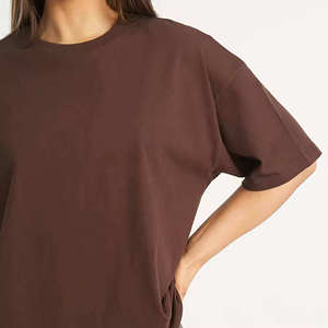 Women Oversized T-Shirt Soft Cotton Loose Fit Short Sleeve Crew Neck Casual Street Style Everyday Comfort <b>Top</b> - Product Image 3