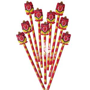 ดินสอไม้พกพาหัวพระพิฆเนศสีชมพู พิมพ์ลายดิจิทัล สำหรับของขวัญต้อนรับ - Product Image 5