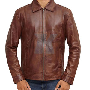 High Quality Customized Logo <b>Leather</b> Winter <b>Jacket</b> Fashion Clothing Hot Sale <b>Leather</b> <b>Jacket</b> For <b>Men</b> - Product Image 3
