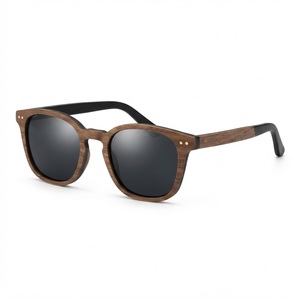 Eco-Friendly <b>Round</b> Wooden Sunglasses Polarized Men Women Vintage Zebra Wood Eyeglasses <b>Frames</b> Handmade Bamboo Eyewear Wholesale - Product Image 6