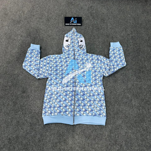 Nouveauté : Sweat à capuche zippé imprimé pour homme de haute qualité – Prix de gros, meilleur design, sweats à capuche Asali confortables pour homme - Product Image 1