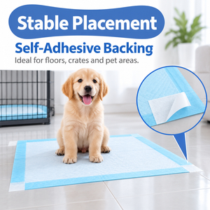 Tapis d'apprentissage jetables épaissis pour chiots avec languettes adhésives, super absorbants et anti-fuites pour chiens - Product Image 1