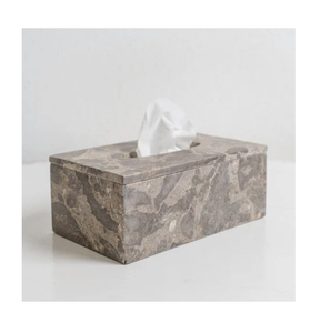 Best Seller <b>Marble</b> Tissue Box Natural Rectangular Design with Waterproof Feature Low Price Home Decoration Manufacturing - Product Image 2