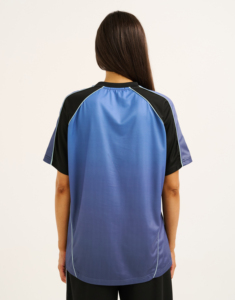Camiseta Oversize Holgada con Estampado Tie-Dye para Mujer, Casual, con Hombros Caídos, Cuello Redondo y Manga Corta - Product Image 5