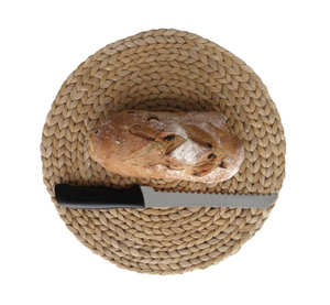 Manteles Individuales Bohemios Hechos a Mano de Jacinto de Agua, 10 mm de Grosor, Diámetro Personalizable, Ecológicos, Antideslizantes, de Fibra Natural - Product Image 4