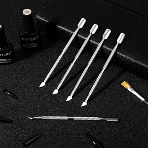 Pousse-cuticules professionnel en acier inoxydable de haute qualité pour manucure et pédicure, modèle 2026, personnalisable, nouveau prix réduit - Product Image 5