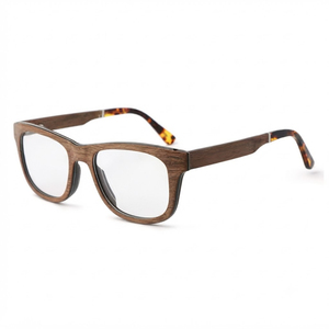 Handmade Steampunk <b>Round</b> Wooden <b>Sunglasses</b> Luxury Vintage Walnut Wood Eyewear Polarized Gold Rim Cyberpunk Goggles for Men Women - Product Image 3