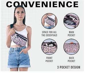 Riñonera Deportiva Impermeable de Cuero Genuino Personalizada, Riñonera Cruzada para Adolescentes y Hombres, Sublimación Moderna de Alta Calidad - Product Image 5