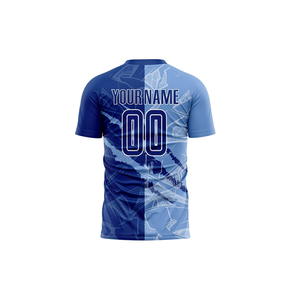 เสื้อฟุตบอลผ้าเนื้อนุ่ม ระบายอากาศได้ดี เสื้อฟุตบอลสำหรับออกกำลังกาย เสื้อฟุตบอลทีมมืออาชีพ เสื้อฟุตบอลสไตล์สปอร์ตทันสมัย - Product Image 3