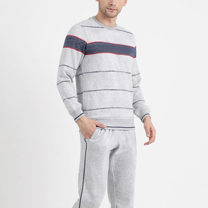 Conjunto Deportivo de Invierno para Hombre, Color Sólido en Contraste, Diseño de Logotipo Personalizado, Precio de Fábrica al por Mayor - Product Image 6