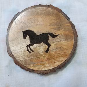 Sous-verre en bois Hexa incrusté de bois Logo gravé personnalisé, ensemble de décoration de table en bois naturel fait à la main et accessoires - Product Image 6