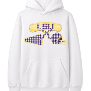 Sweat-shirt à capuche décontracté brodé à manches longues, respirant et écologique, idéal pour le printemps, l'automne et l'hiver, parfait pour les jours de match - Product Image 5