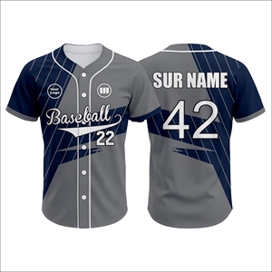 Proveedor de Uniformes de Béisbol Personalizados, OEM ODM, Ropa Deportiva Transpirable de Secado Rápido, Producción en Fábrica - Product Image 1