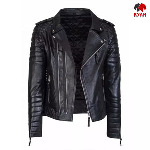 Ryan Pro Gear แจ็กเก็ตหนังระบายอากาศได้ดีสำหรับผู้ชายออกแบบโลโก้พิมพ์ลายได้ตามต้องการ - Product Image 4